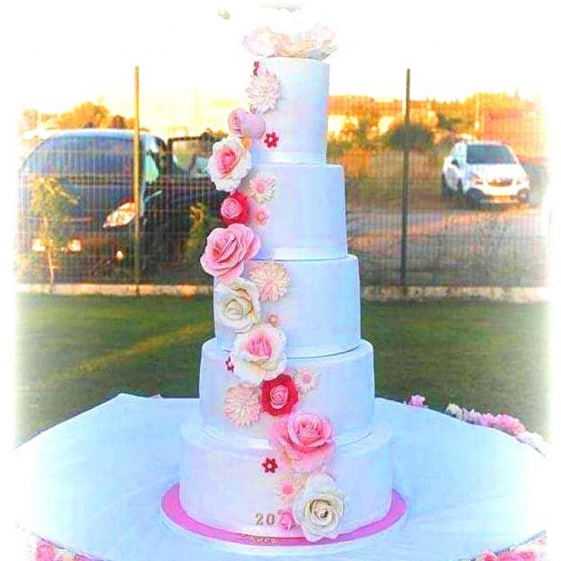 Wedding cake gâteau de mariage.