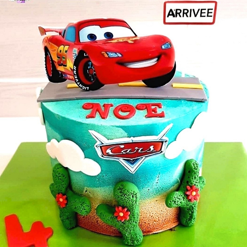 Cake design Cars dans le désert 15 PARTS