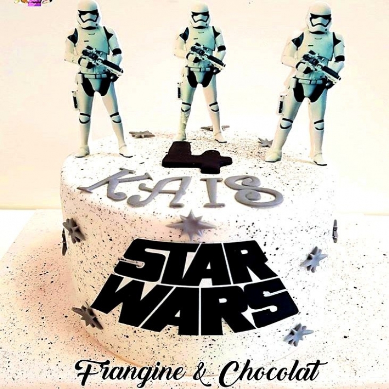 Cake design star trooper 15 PARTS