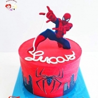 Cake design spider man 15 PARTS