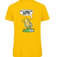 T-shirt HOMME "Si tu n'aimes pas les cigales casse-toi!"