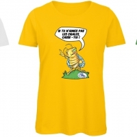 T-shirt FEMME "Si tu n'aimes pas les cigales casse-toi!" 